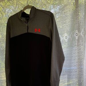 Men’s UnderArmour long sleeve quarter zip XL pullover.              W5